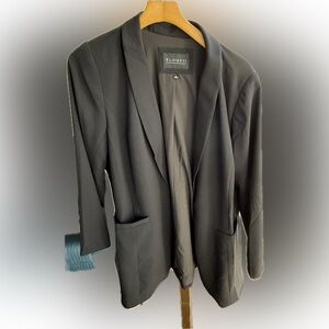 Eloquii black blazer, size 16.